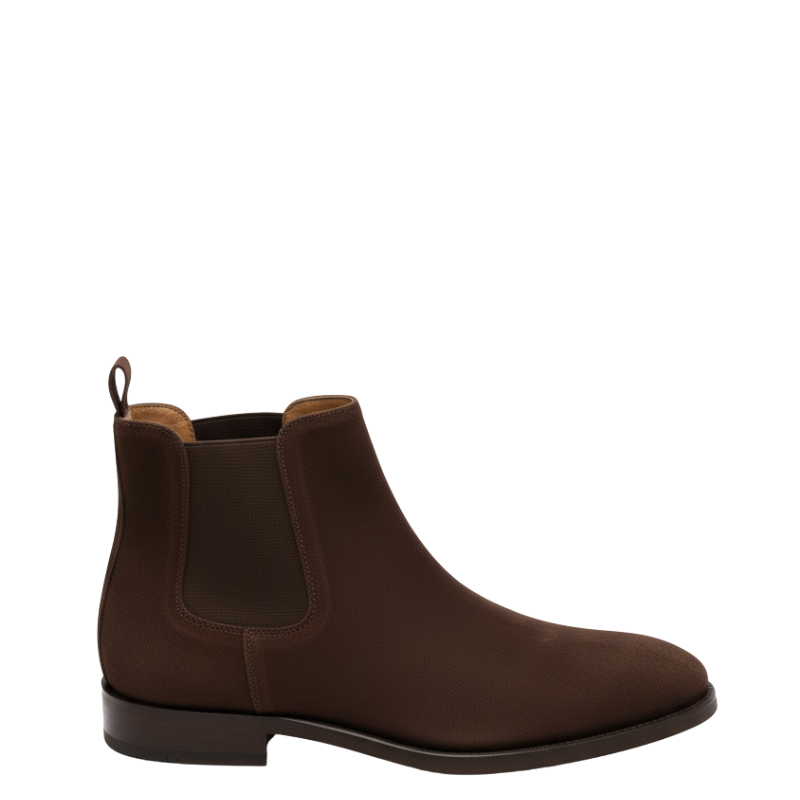 Premium Velour Chelsea Boots