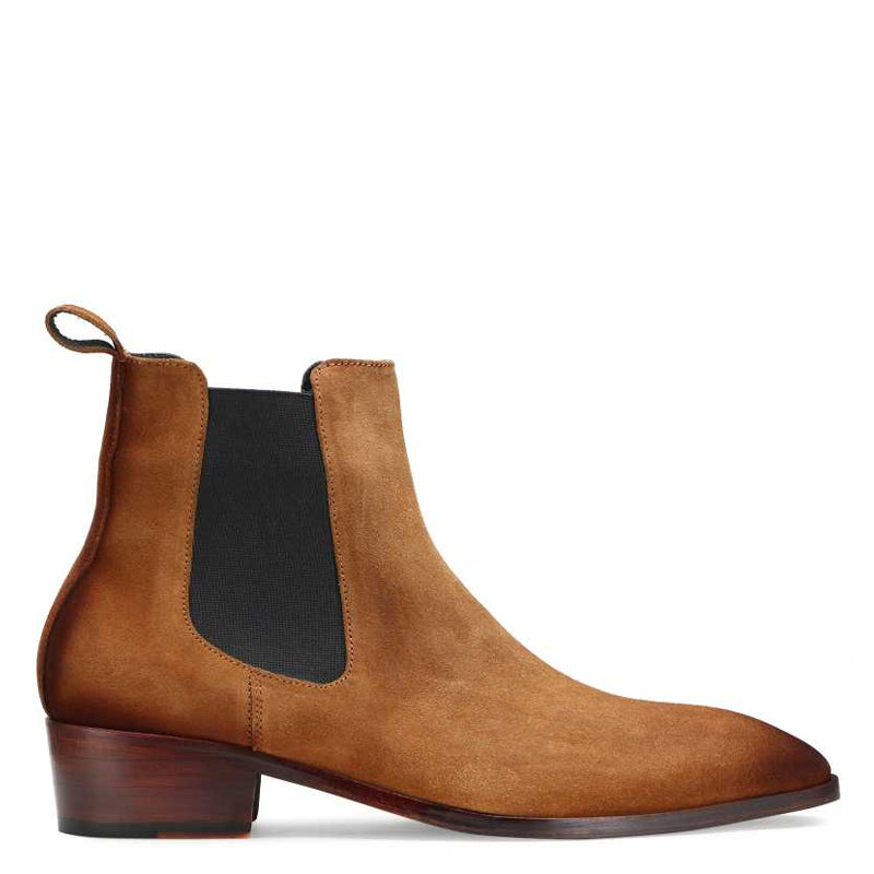 Suede Leather Chelsea Boots