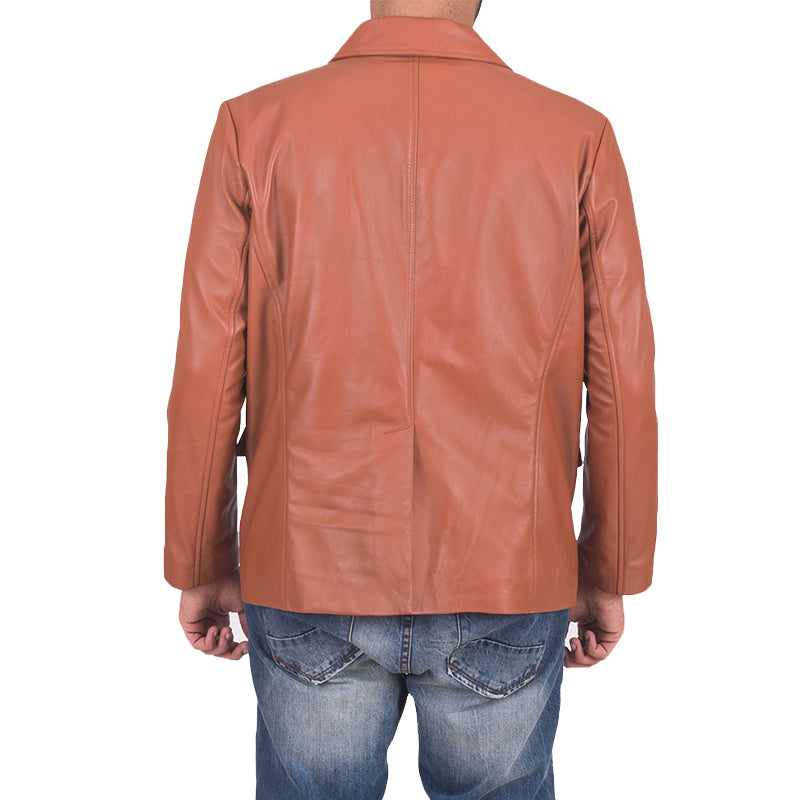 Elvora Leather Blazer