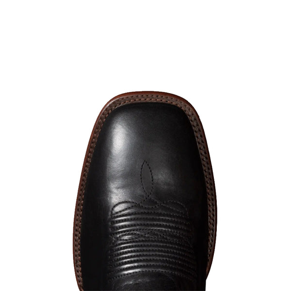 Tan Western Cowboy Boots - Black