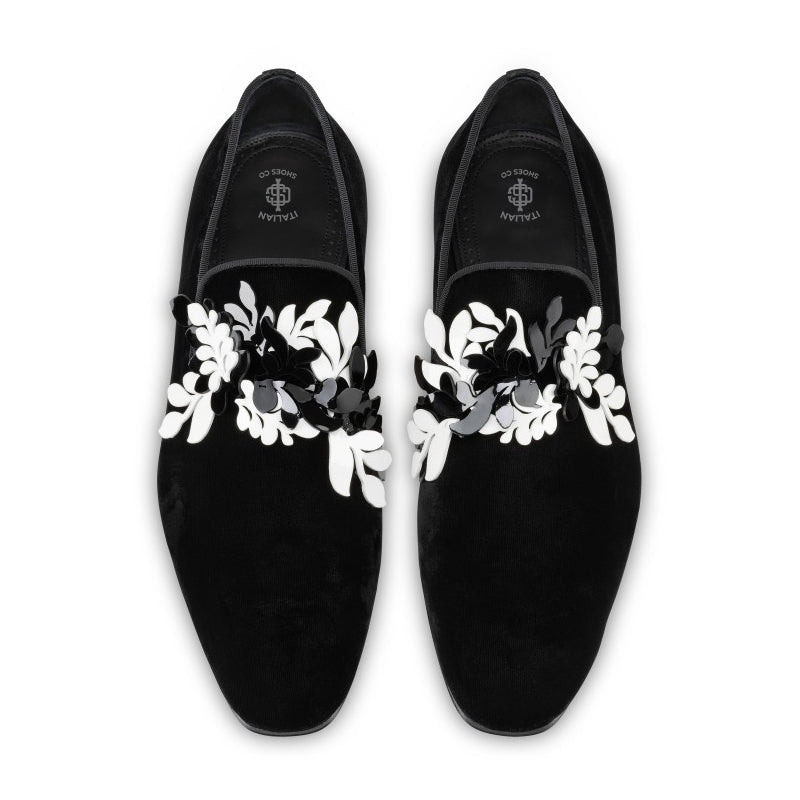 Suede Slip-On Velvet Leather Loafers