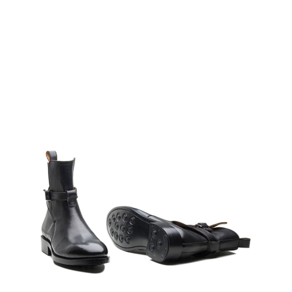 Premium Leather Jodhpur Boot With Side Buckle