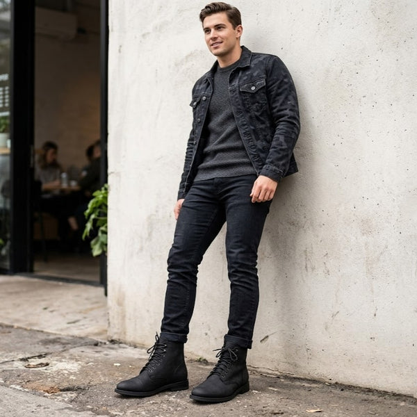 Captain Cap Toe Ankle Boots