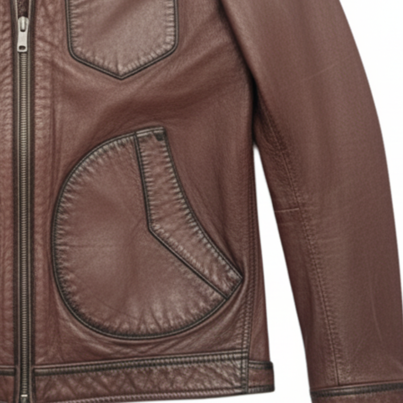 Midnight Retro Utility Rider Jacket