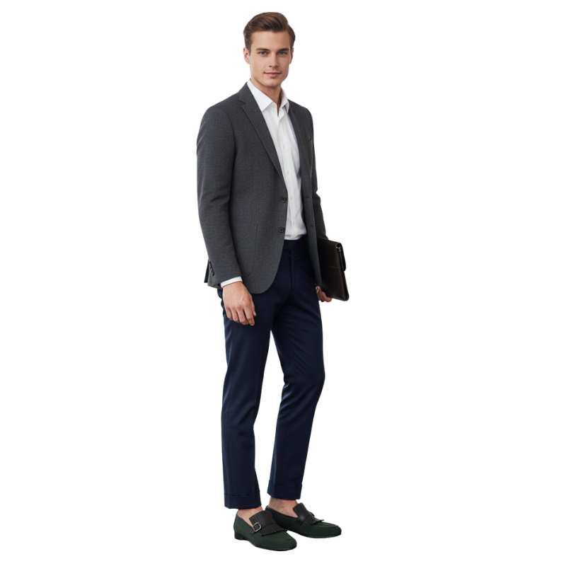 Royale Fringe Buckle Loafers