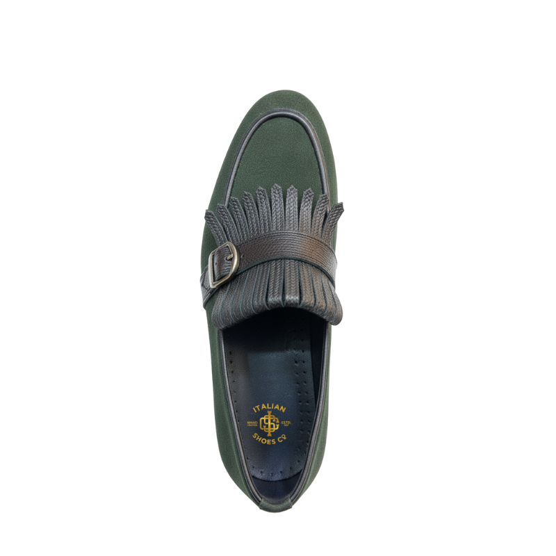 Royale Fringe Buckle Loafers