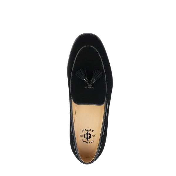 Prime Velvet Tassel Loafers