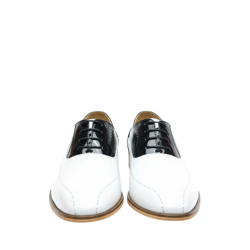 Classic Dual Tone Sleek Derby Shoes