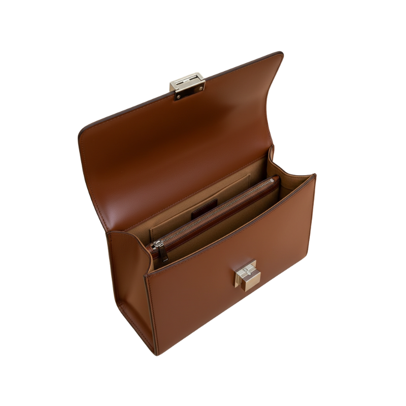 Metro Sienna Leather Brilliance Handbag