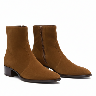 Pure Handmade Leather Cuban Boots for Men's