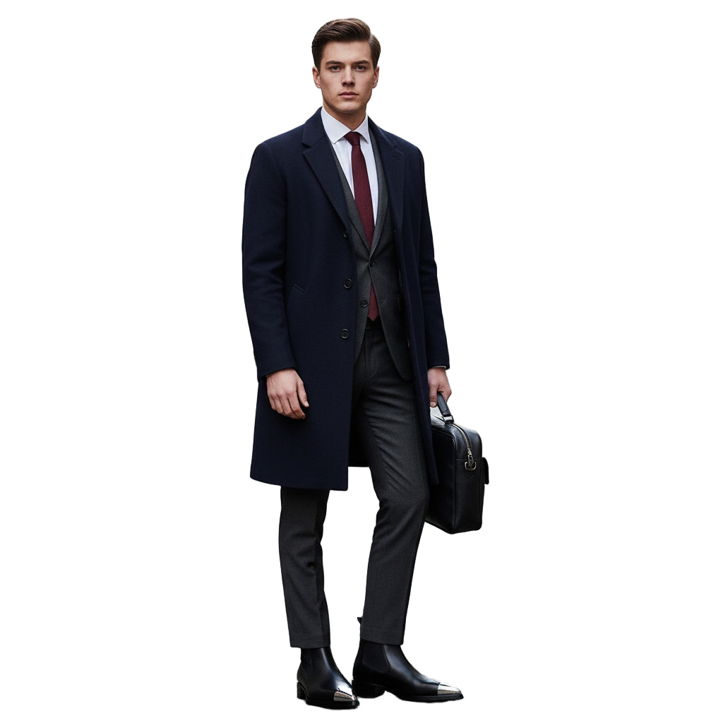 Punk Chelsea leather boots