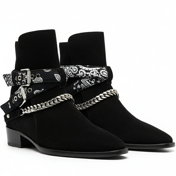 Bandana Buckle Cuban Boot