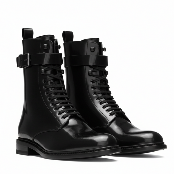 Patricia Tucker Lace Up Boots
