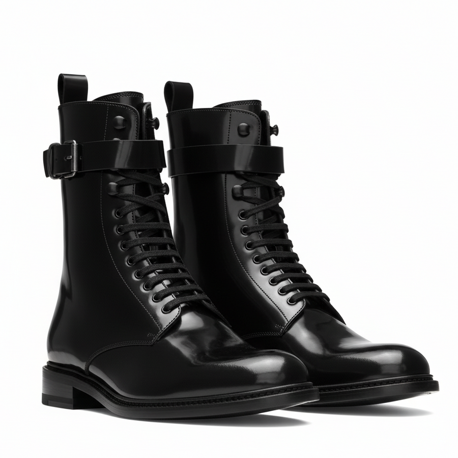 Patricia Tucker Lace Up Boots