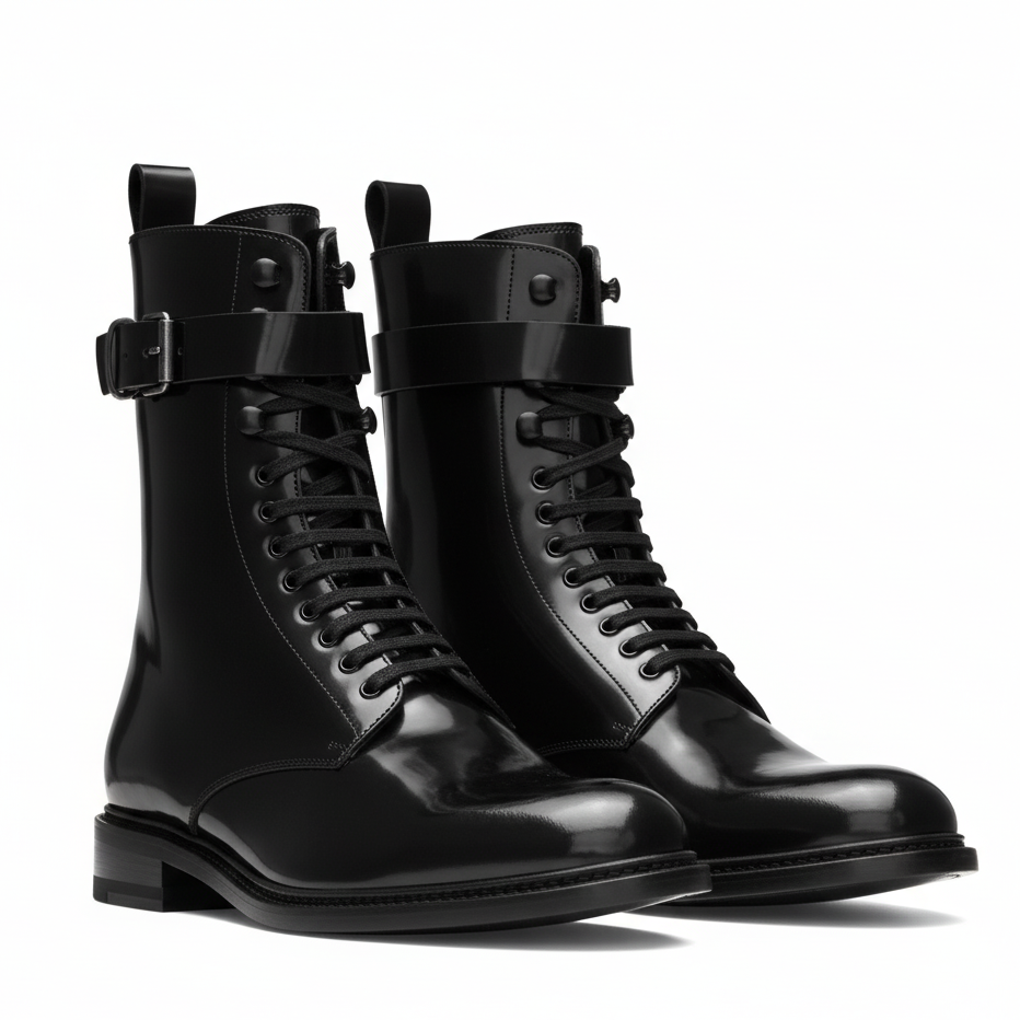 Patricia Tucker Lace-Up Boots
