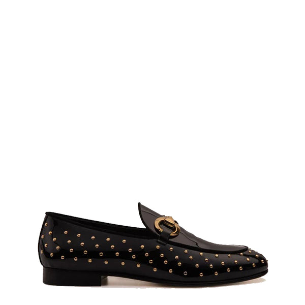 Spike Leather Bit Dress Loafer Men Shoe