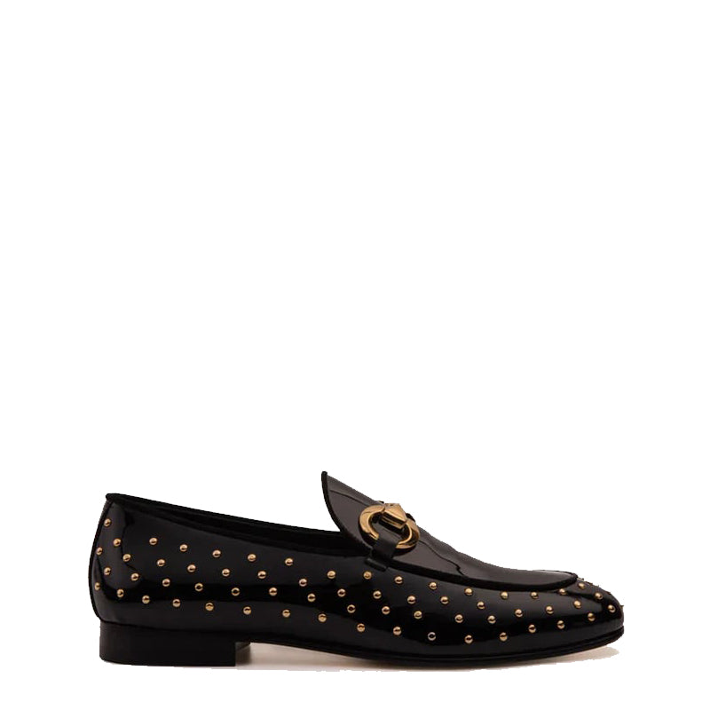 Spike Leather Bit Dress Loafer Men Shoe