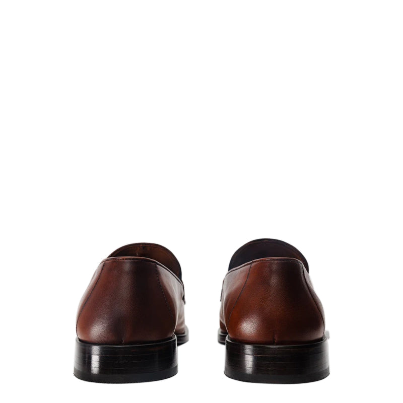 Brown Leather Shoe Penny Loafer