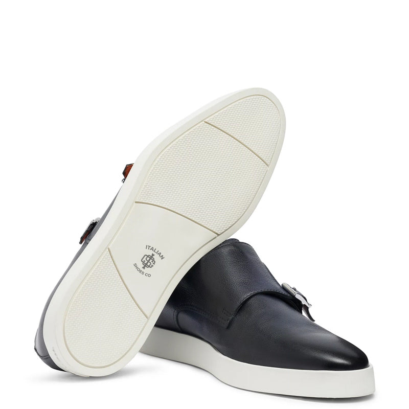 Men Double Monk Strap Sneakers