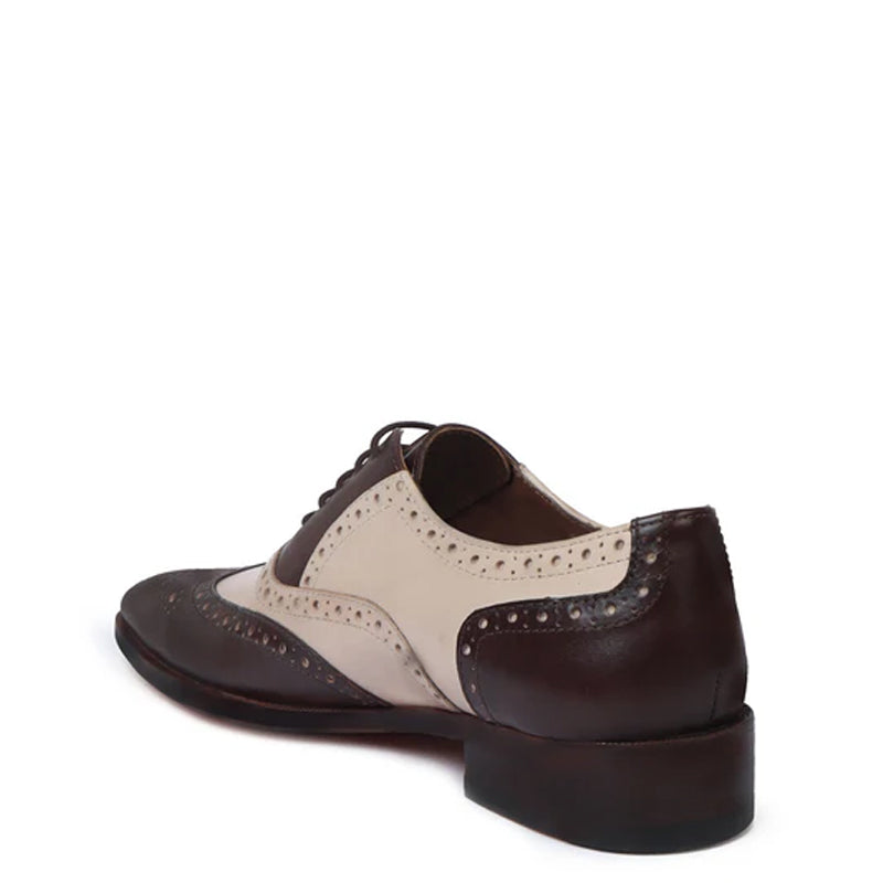 Leather Handmade Wingtip Oxford Shoes