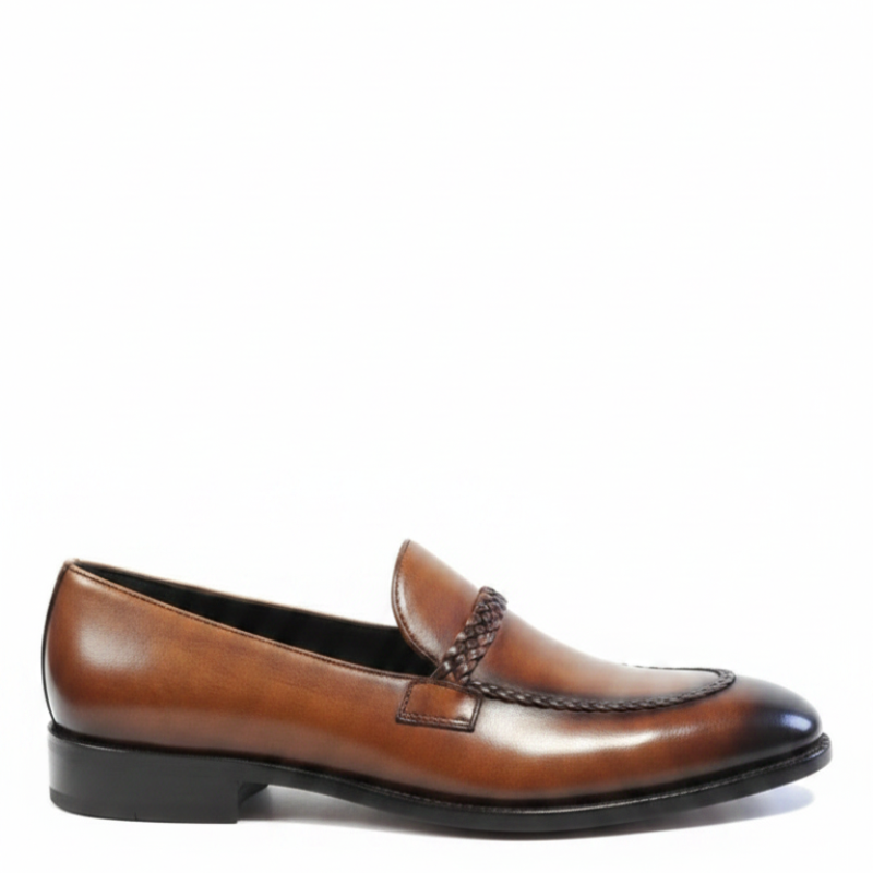 Imperial Italian Classic Burnished Weave Loafers