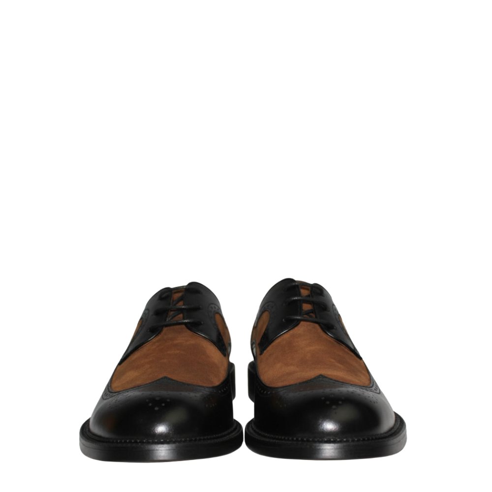Duo-Tone Italian Leather Wingtip Oxfords