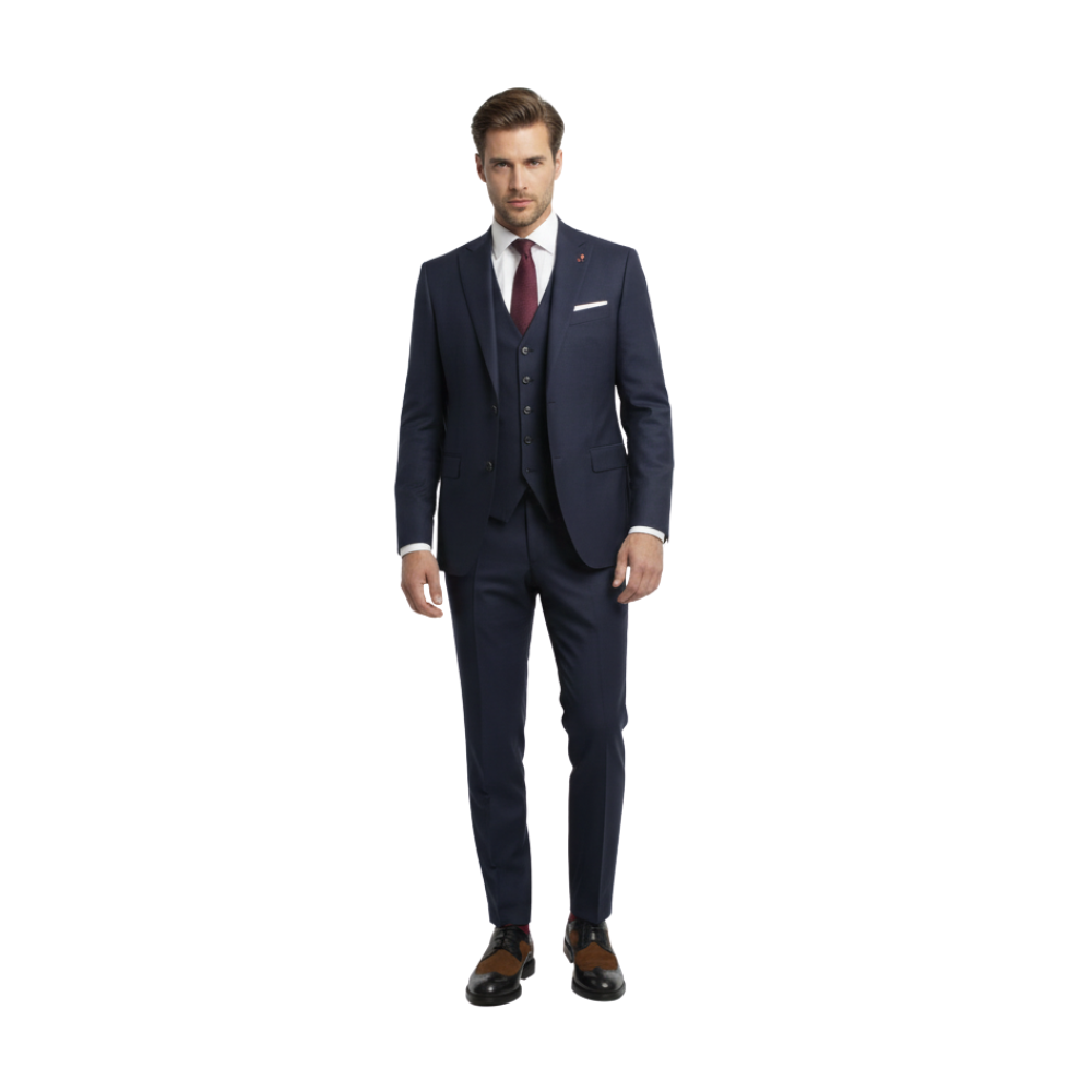 Duo-Tone Italian Leather Wingtip Oxfords