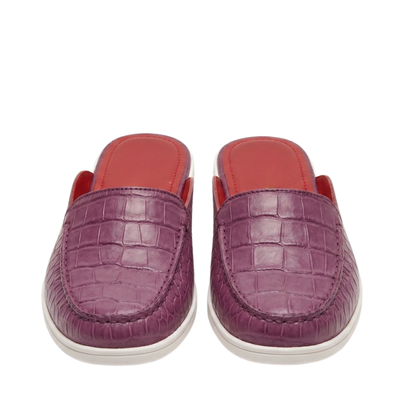 Imperial Amethyst Crimson Slip Mule