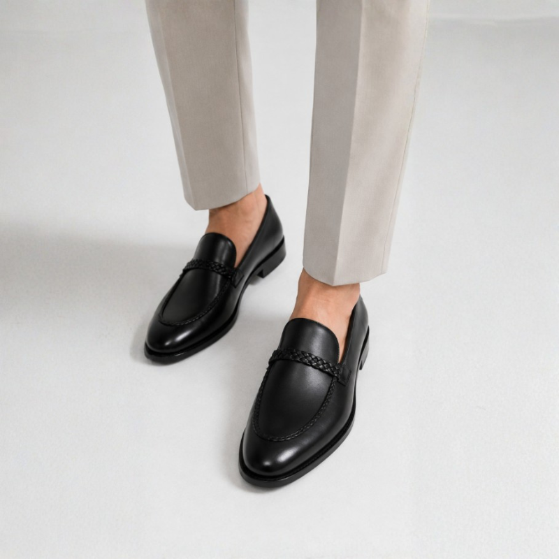Imperial Italian Classic Burnished Weave Loafers