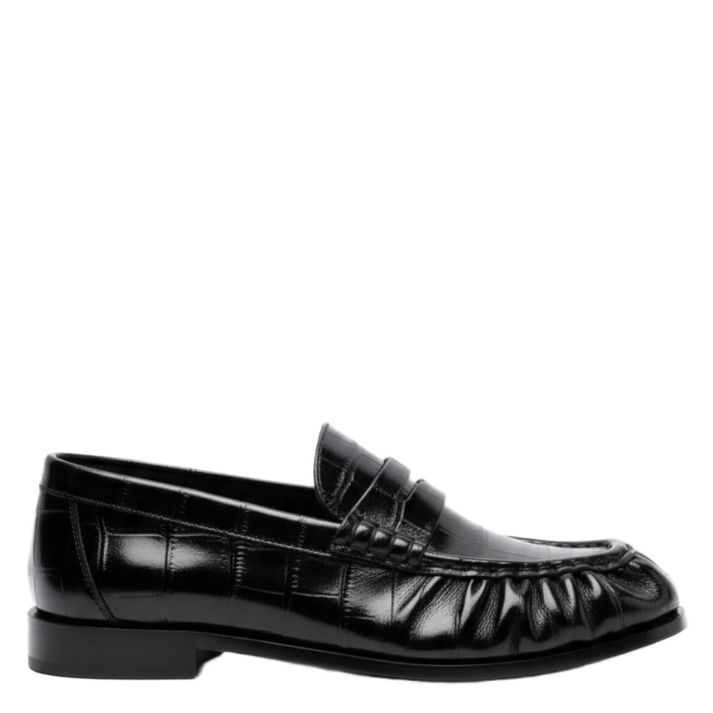 Classic Croc-Gloss Penny Loafers