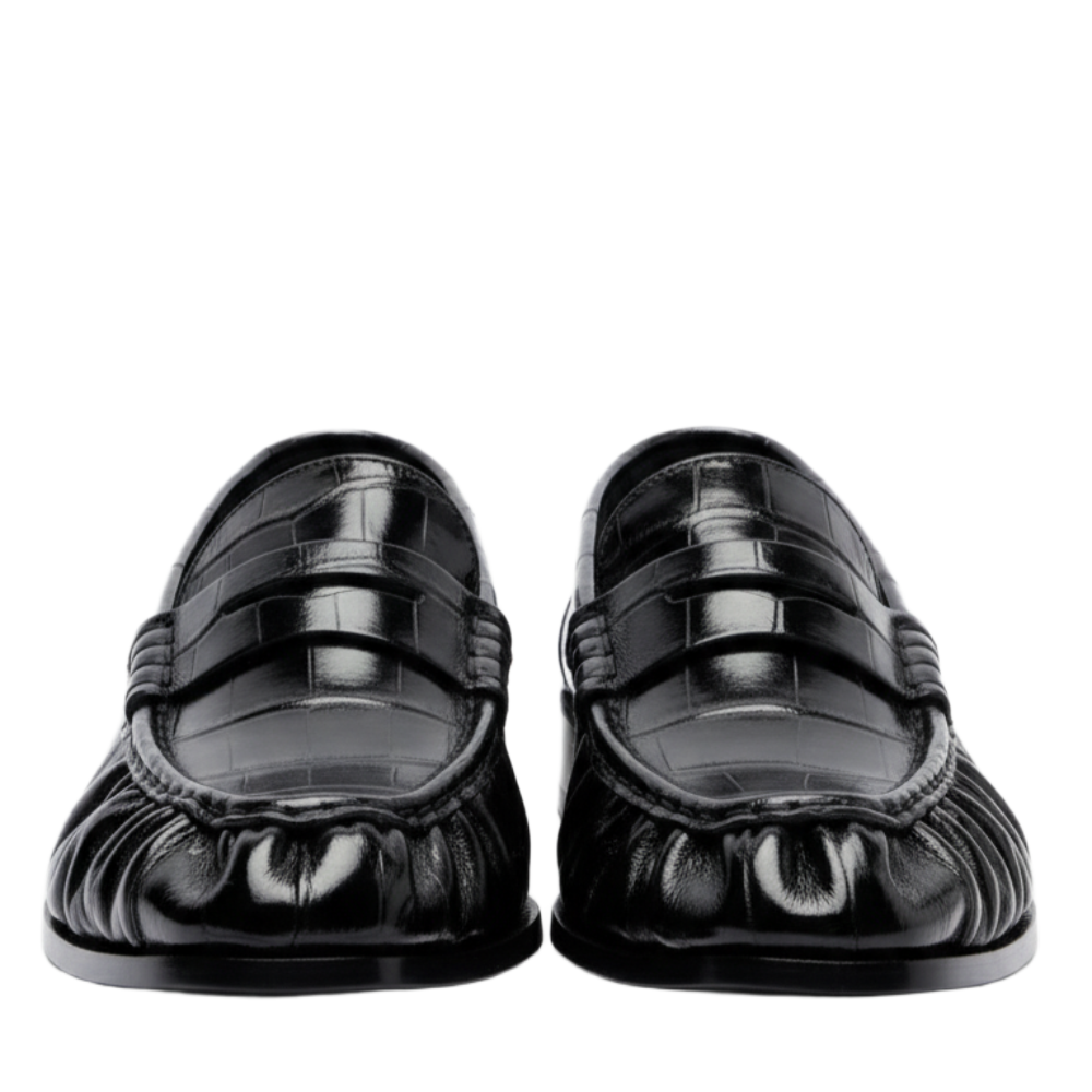 Classic Croc-Gloss Penny Loafers