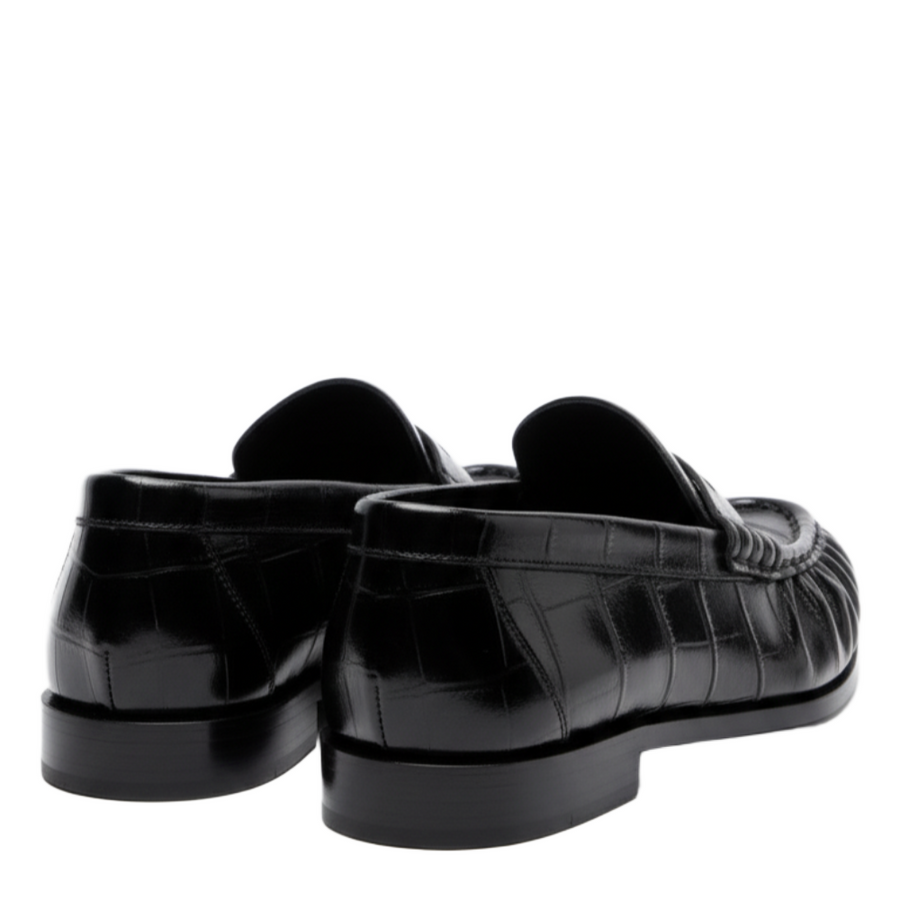 Classic Croc-Gloss Penny Loafers