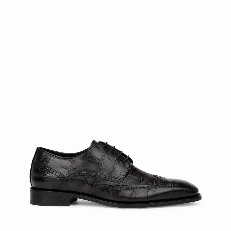 Imperio Croco Wingtip Oxford Shoes
