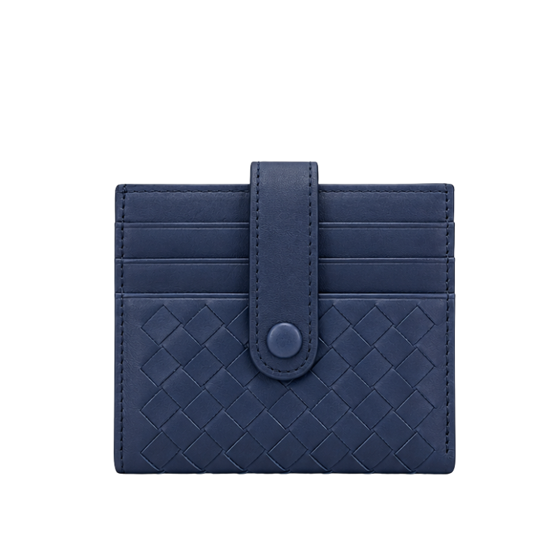 Intrecciato Snap Card Wallet