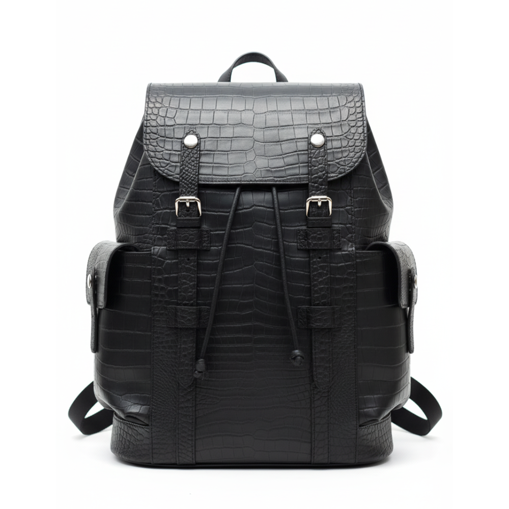 Italian Alligator Leather Casual Impeccable Backpack