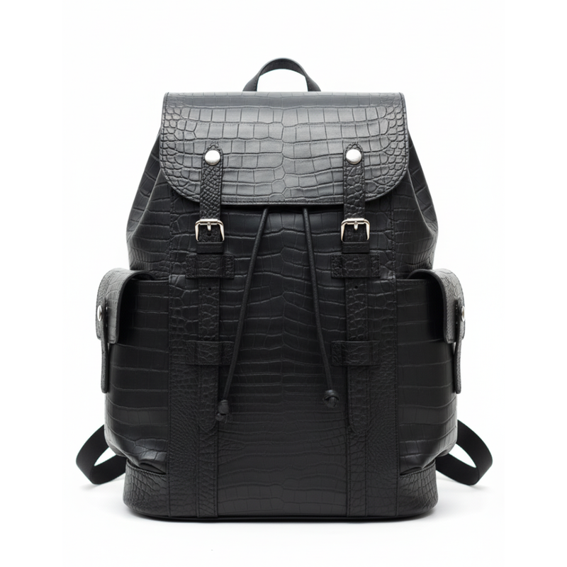 Italian Alligator Leather Casual Impeccable Backpack