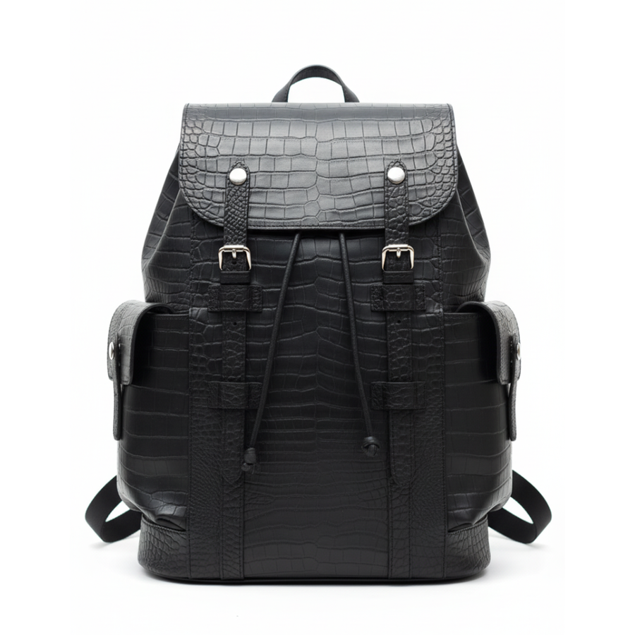 Italian Alligator Leather Casual Impeccable Backpack