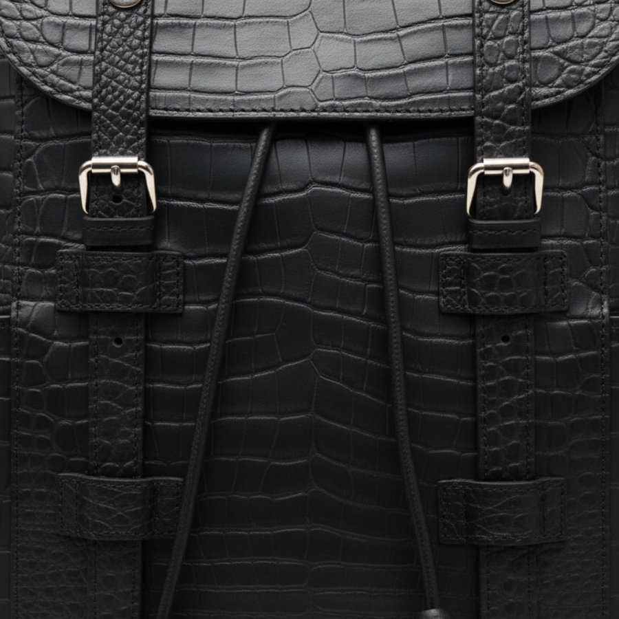 Italian Alligator Leather Casual Impeccable Backpack