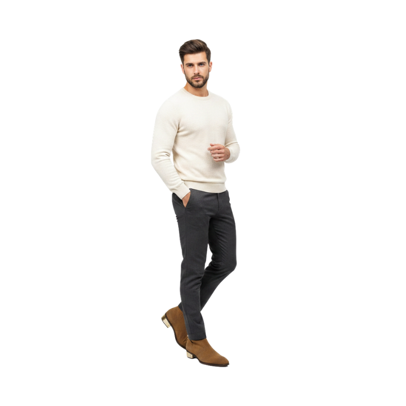 Italian Crafted Suede Ludhovic Chelsea Boots