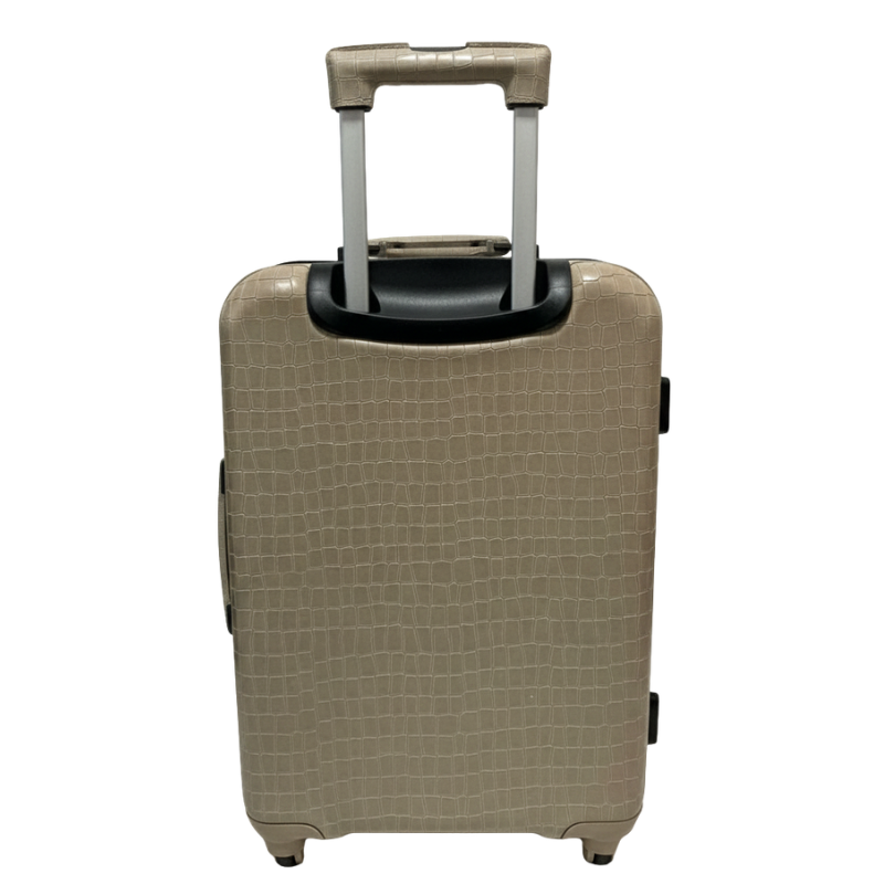 Italian Croco Leather Premium Style Rolling Trolley