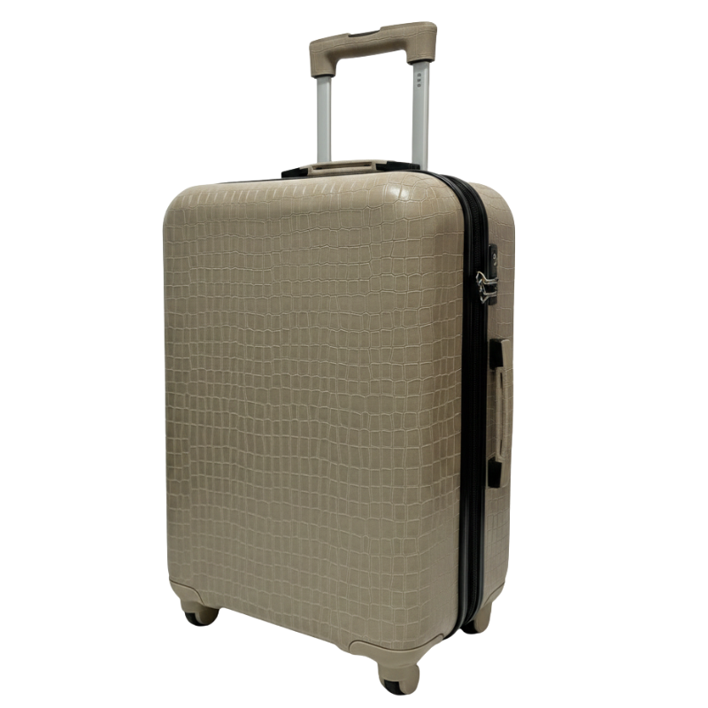 Italian Croco Leather Premium Style Rolling Trolley