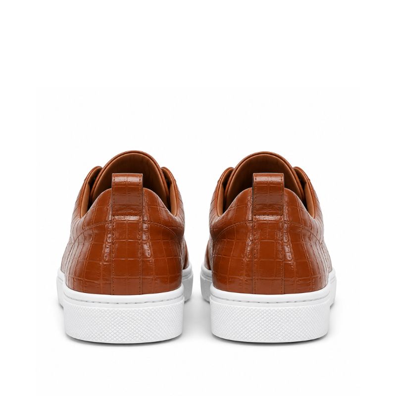 Italian Croco Luxe Slip-On Triple Stitch Sneakers