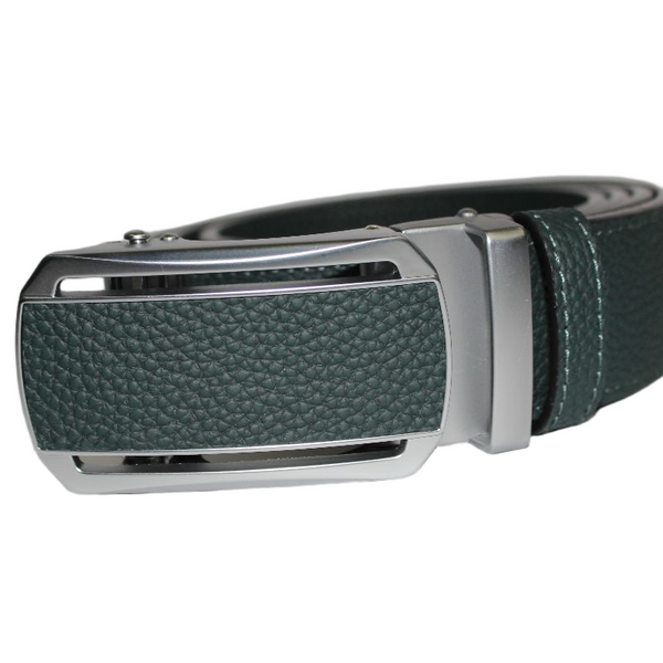 Italian Elite Steel Lock Leather Belt