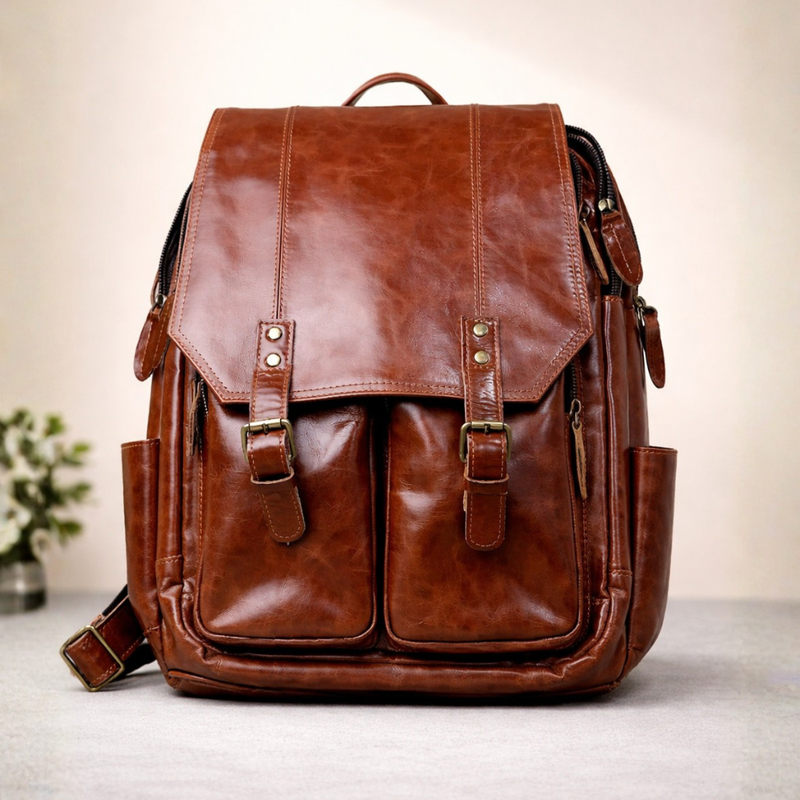 Italian Heritage Leather Classic Utility Backpack