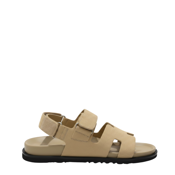 Italian  Luxury Suede Sandals for Women - Beige