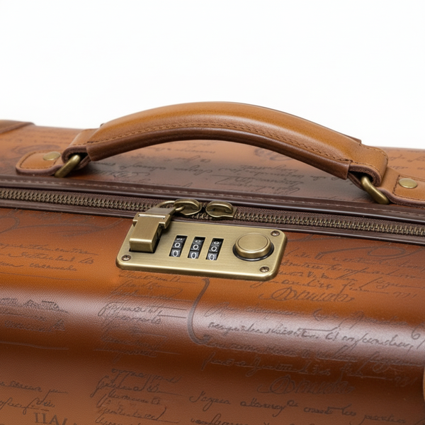Italian Nomadic Scriptura Heritage Trolley - Brown