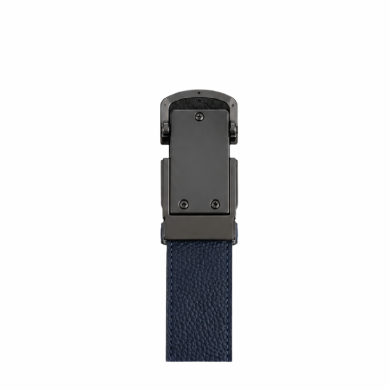 Italian Pebble Grain Automatic Leather Belt