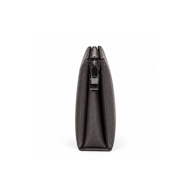 Italian Textured Leather Luxury Edge Clutch
