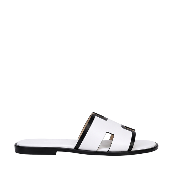 Italian Trim H Cut Leather Luxe Slipper
