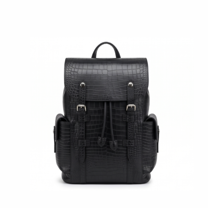 Italian Alligator Leather Casual Impeccable Backpack